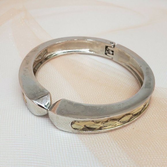 Stella & Dot Emerson Clamper Bangle Bracelet Snake - Picture 6 of 14